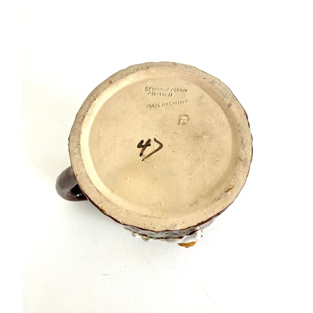 Majolica Pitcher For Sale - Image 4 of 5