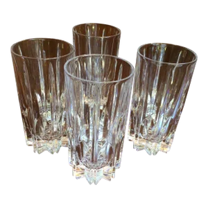 Vintage Mikasa Berkeley Crystal Highball Glasses-Set of 4