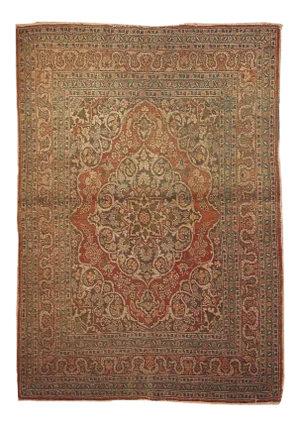 1920s Handmade Antique Persian Tabriz Rug