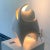 Contemporary Abstract White Unglazed Ceramic Lamp For Sale In Chicago - Image 6 of 7