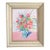 Original Still Life Flower Bouquet Painting Framed For Sale