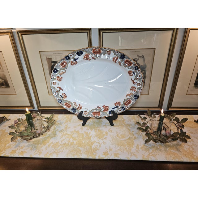 Pair of Vintage Strawberry Tole Single Candle Holders With Glass Columns For Sale - Image 12 of 12