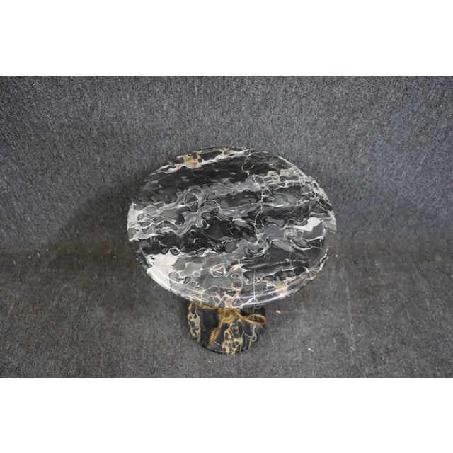 Traditional Regency Marble & Gilt Cocktail Table For Sale - Image 3 of 7