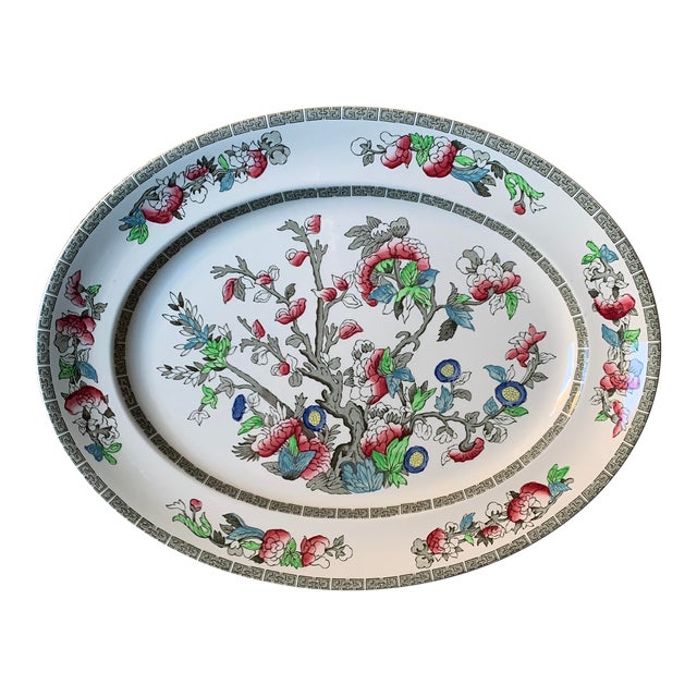 Vintage Johnson Brothers Indian Tree Serving Platter Chairish
