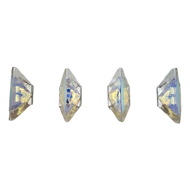 Vintage Murano Glass Wall Lights by Carlo Nason for A.V. Mazzega, 1960s, Set of 4 For Sale
