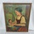 A charming original oil on canvas by Bela Horvath (1888–1973) depicting a young girl dressed in traditional Hungarian folk...