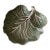Vintage Bordallo Pinheiro Cabbage Leaf Chip Dip Serving Dish Bowl Plate Entertaining For Sale