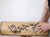 Traditional Antique Japanese Hand-Painted Leather Pillow Box For Sale - Image 3 of 5