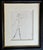 Modern Jean Cocteau, Harlequin with a Spear, Original Signed Drawing For Sale - Image 3 of 4
