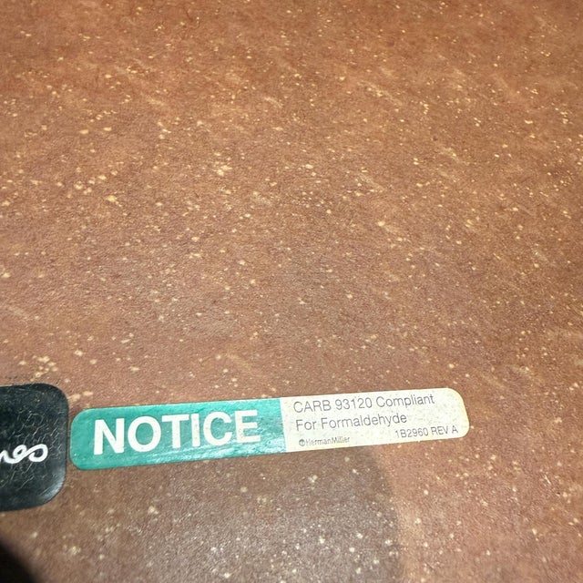 1960s Herman Miller Eames Elliptical Table (Etr) Surfboard Mid-Century Modern For Sale - Image 5 of 17