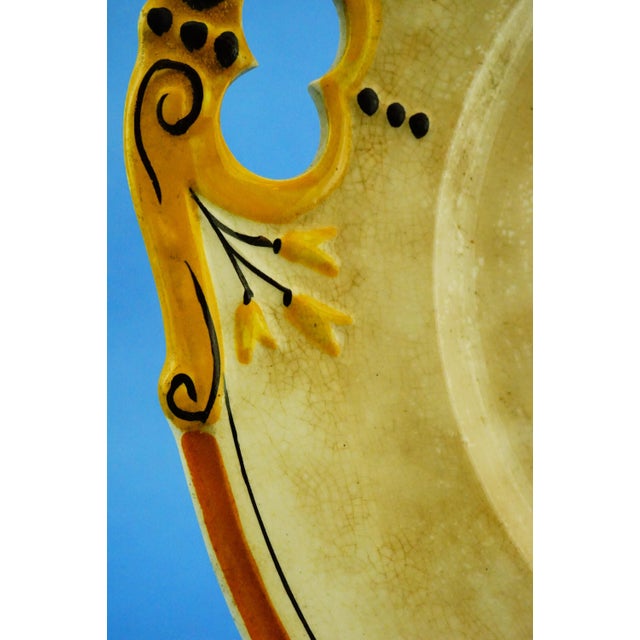 Small Antique Ceramic Serving Dish Tray by Creil Et Montereau, 1890s For Sale - Image 14 of 18
