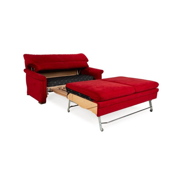 Model 2253 2-Seater Sofa in Red Fabric from Himolla For Sale - Image 9 of 14