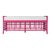 Wood Luna Bench - Pink For Sale - Image 7 of 7