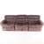 Brown Fabric Modular Sofa, 1980s, Set of 3 For Sale - Image 16 of 16
