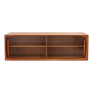Wall-Mounted Display Cabinet by H. P. Hansen for Randers Møbelfabrik, Denmark, 1930s For Sale