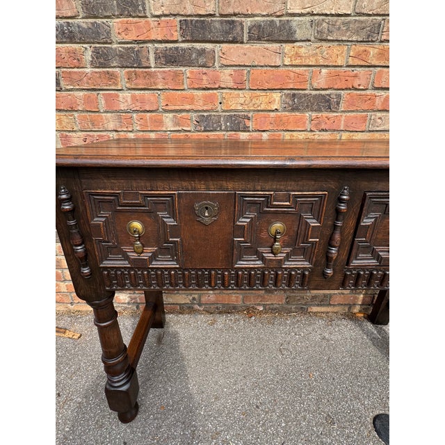 Brown 19th Century Console Table For Sale - Image 8 of 10