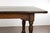 Brown 19th Century English Oak Table with Carved Apron and Turned Legs For Sale - Image 8 of 12