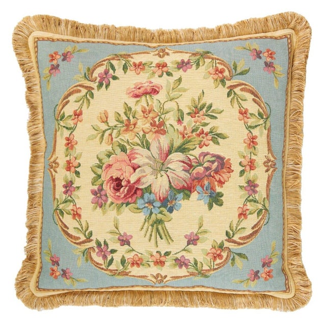 This beautiful tapestry cushion is finely woven by skilled weavers on traditional Jacquard Tapestry looms. The tapestry...