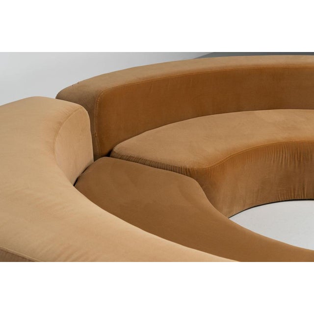 Envorin One Sofa attributed to Ennio Chiggio for Nikol International, Italy, 1970s, Set of 4 For Sale - Image 17 of 18