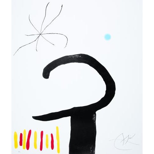 Joan Miro, Spanish Garden with a Star, Signed Silkscreen Print For Sale - Image 7 of 7