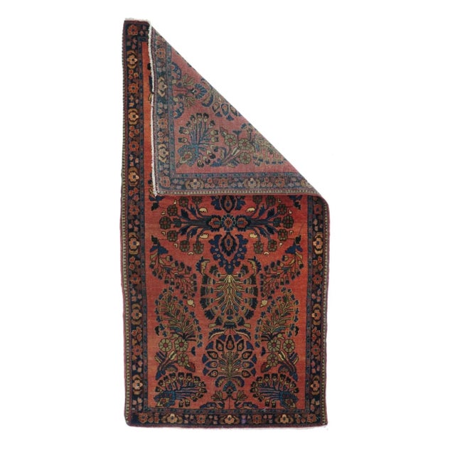 Traditional Antique Sarouk Rug 2'6'' x 5' For Sale - Image 3 of 10