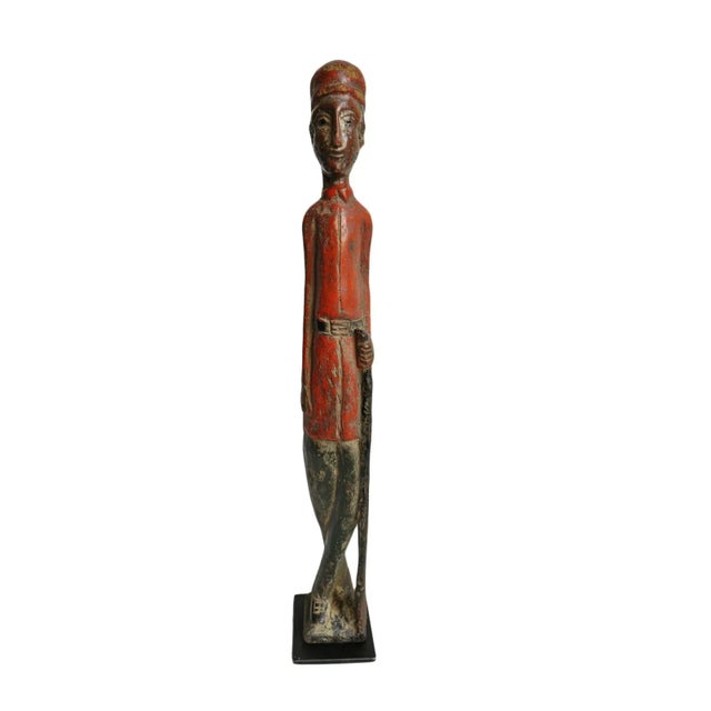 Old Colonial Wood Figure Mali For Sale - Image 9 of 9