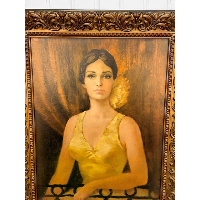 1970s Vintage Spanish Revival "Carmen" Framed Print by Barbara Weber - 3x4 For Sale - Image 5 of 11