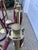 Textile Vintage Mid Century Solid Heavy Brass Glaro Red Velvet Stanchions for Movie Theatre, Security, Set of Eight For Sale - Image 7 of 9