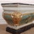 18th C Italian original painted altar type console with simulated marble pait finish and a 4cm thick inlaid marble top....