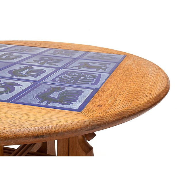 Guillerme et Chambron Dining Table by Guillerme and Chambron, 1950s For Sale - Image 4 of 12