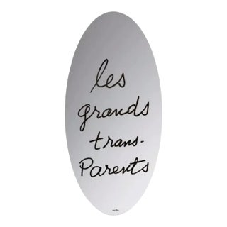 Cassina Les Grands Trans Parent Mirror by Man Ray For Sale