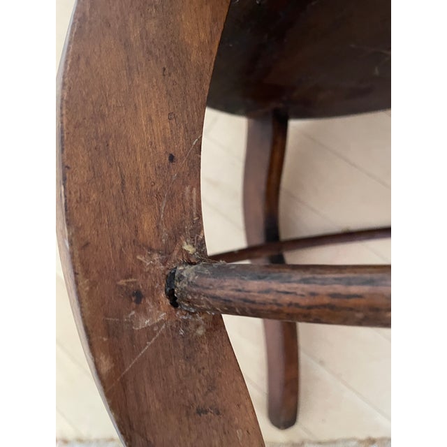 Antique Round Barrel Back Spindle Chair For Sale - Image 12 of 12