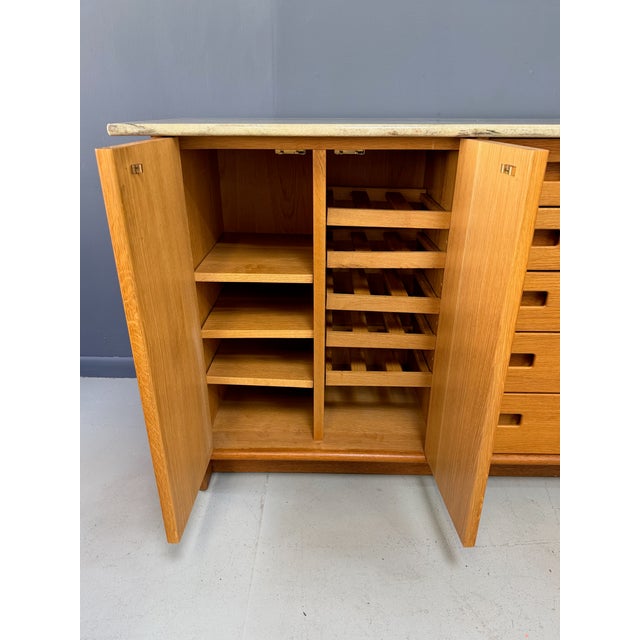 American Studio White Oak Sideboard / Bar Cabinet United States, Circa 1958–1965 For Sale - Image 11 of 18