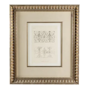 Verscheyden Randen en Spitsen Architectural Door Framed Print