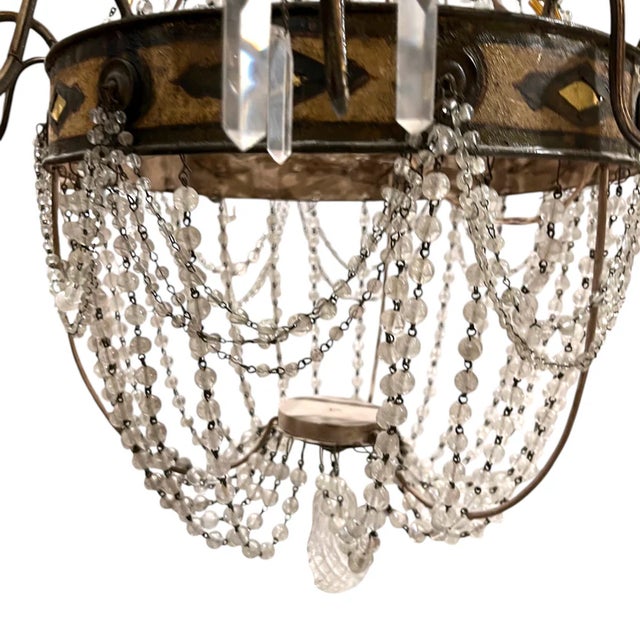 Tuscan 18th Century Tuscan Empire Chandelier For Sale - Image 3 of 4