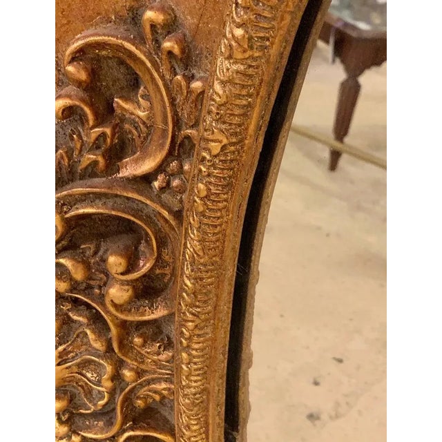 French Style Wall, Console or Pier Mirrors. Gilt Gesso and Wooden - a Pair For Sale In New York - Image 6 of 12
