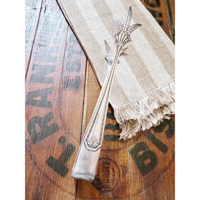 Vintage Silver Plated Pullman Company Ice Tongs For Sale In New York - Image 6 of 6