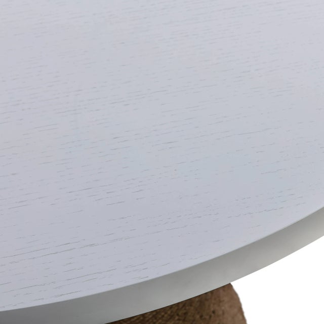 Rishi Natural Rope Round Table For Sale - Image 4 of 8