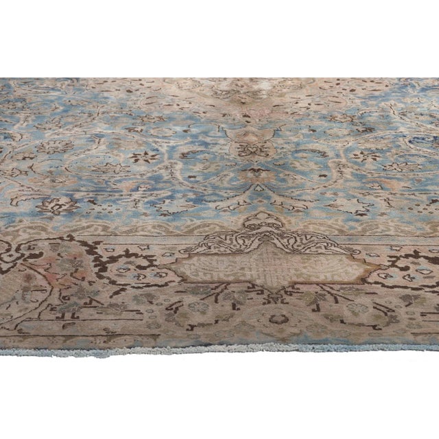 Mid 20th Century Vintage Persian Kashan Kashmar Rug, 09'09 X 12'02 For Sale - Image 4 of 9