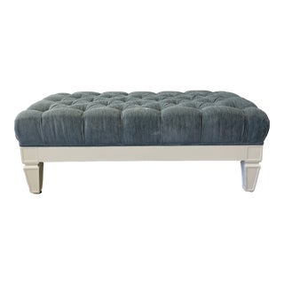 Custom Tufted Ottoman For Sale