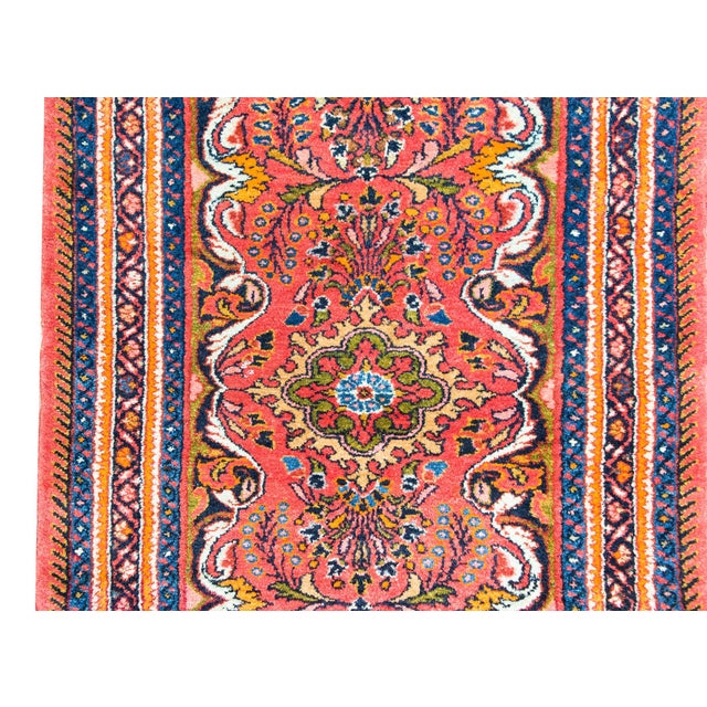 Textile Early 20th Century Persian Mehraban For Sale - Image 7 of 16