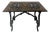 Ceremonial Table in Blackened Wood with Marquetry Top, Spain, 19th Century For Sale