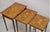 Wood Antique Mahogany Nesting Tables With Dutch Marquetry For Sale - Image 7 of 8