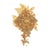 Another fabulous vintage floral brooch by Miriam Haskell. This features faux pearls hand-wired and rhinestone accents....