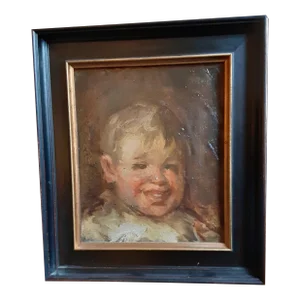 Leo Konig Portrait of Young Boy, Early 20th Century