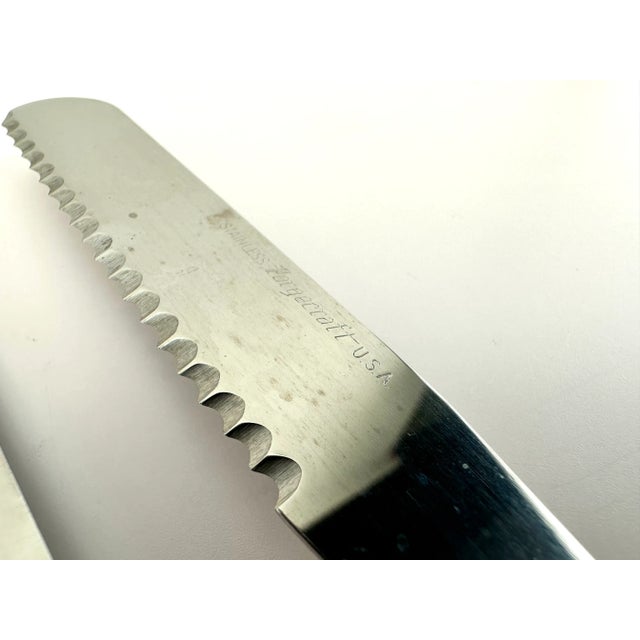 1960s Vintage 1960's Mid Century Serving Set- 3 Pieces For Sale - Image 5 of 7