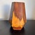 1943 Poston Arizona Camp Art Handcrafted Wood Hexagonal Vase For Sale In San Diego - Image 6 of 12