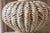 Vintage 1980s Organic Modern Ribbed Woven Wicker Melon Table Lamps, a Pair For Sale - Image 9 of 14