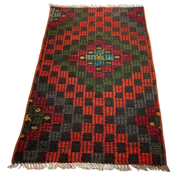 1970s Turkish Kilim Rug, 1970s For Sale - Image 5 of 9