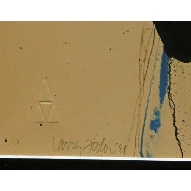 Larry Fodor "Kiasax" Original Limited Edition Lithograph For Sale - Image 4 of 6